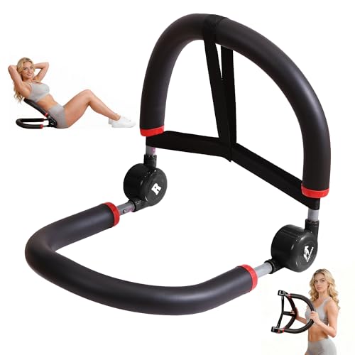 Ab Machine, Core & Sit Up Exercise Equipment for Office Home Gym, Ab Workout Equipment for Stomach Workout, 3 Resistance Levels, Automatic Rebound, 10 in 1 Ab Trainer Machine