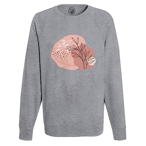 Sweat shirt homme feuilles au design minimaliste et finitions premium