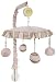 Sweet Jojo Designs Musical Baby Crib Mobile - Pink and Brown Modern Polka Dots
