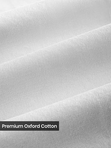 Image of Beyoung Oxford Cotton Shirt for Men | Premium Oxford Fabric | Regular Fit | Button-Down Collar