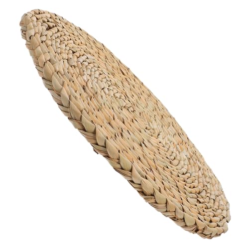 UKCOCO Cojín De Suelo De Paja Cojín De Yoga para Sala De Estar para Ventana Amplia para Meditación Yoga Interiores o Exteriores