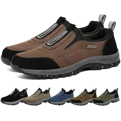 liucocotos Relieffoot Walking Shoes for Men, Relieffoot Shoes, Relieffoot Orthopedic Shoes, Men's Comfortable Waterproof Shoes (Brown,13) Cover