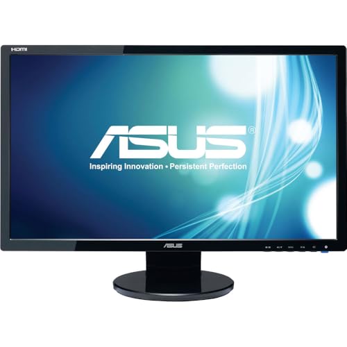 ASUS VS248H-P 24 -Inch Full HD, (1920x1080), 2ms, HDMI DVI VGA, Back-lit LED Monitor