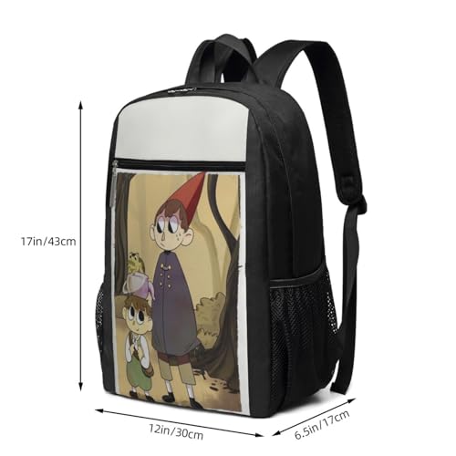 O-utside The Garden Wall Simple Casual Sports Backpack, Super Heavy And Heavy-Duty Backpack Black2