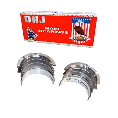 DNJ MB3114 Main Bearings Set Standard for 1985-2011 Buick, Cadillac, Chevrolet, GMC, Isuzu, Oldsmobile, Pontiac, Saturn 6000, Achieva, Alero 2.8L-3.9L V6 12V OHV 3490cc
