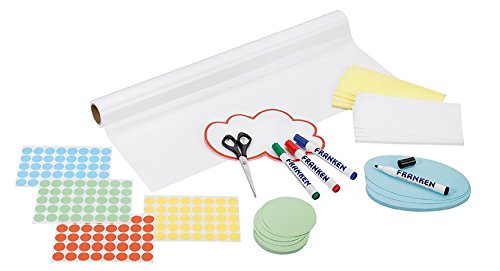 Preisvergleich Produktbild Franken UMM Mobiles Moderationsset mit Tragetasche, grau