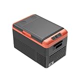 KANBUN Frigorifero per Auto Frigorifero Elettrico, Mini Frigorifero Portatile con compressore, Ideale per Camera da Letto/Ufficio/Auto/dormitorio (Nero) (Dimensioni: 50L)