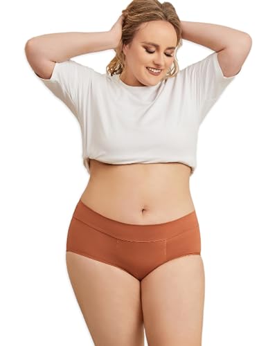 Image of Goat Union Midi Period Underwear for Women Teens, Menstrual Period Panty, Organic Cotton Lining, Full Coverage & Heavy Flow