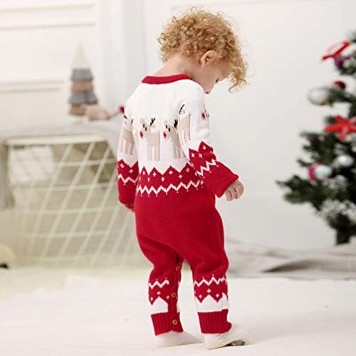 FENICAL Christmas Baby Romper Cartoon 