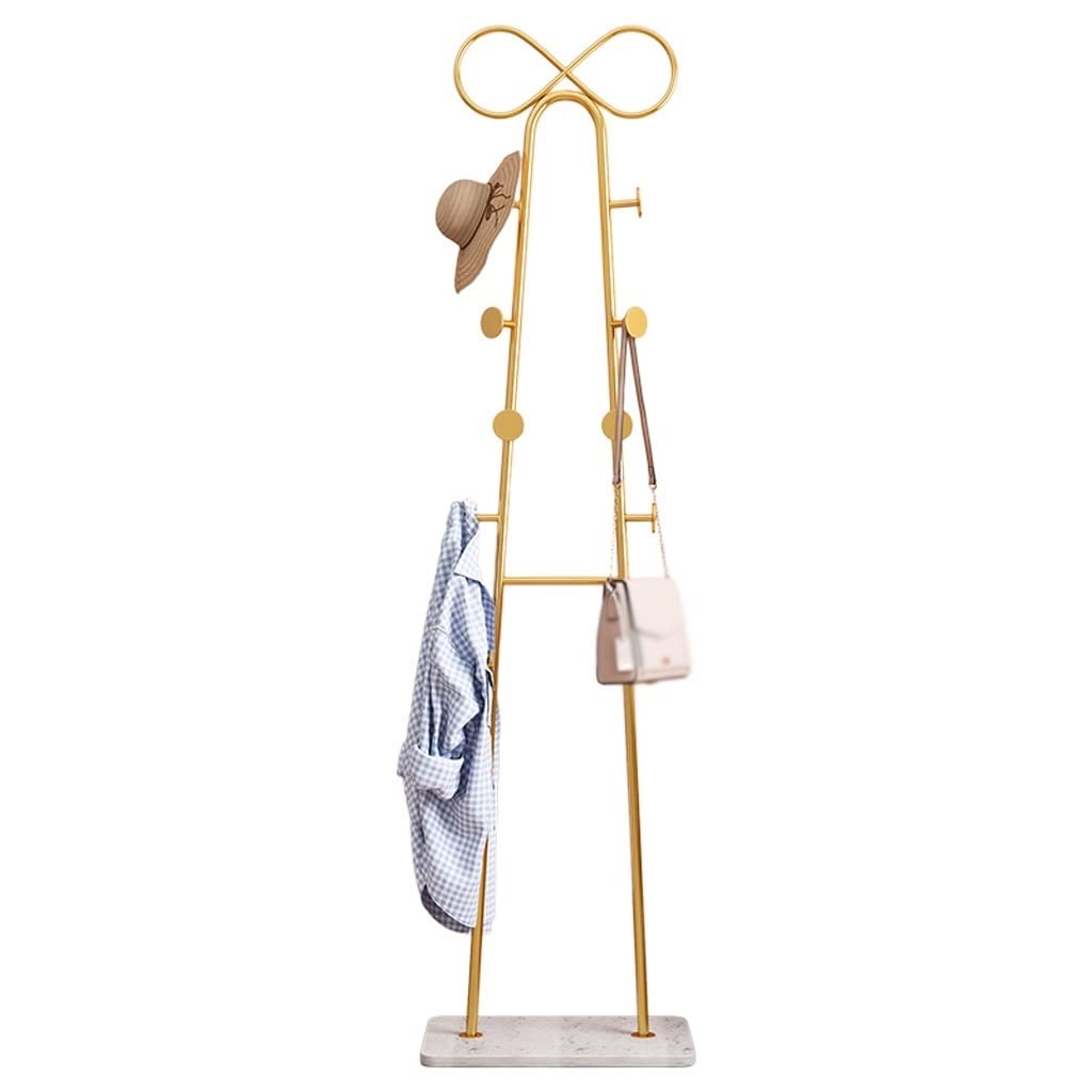 Porte-manteau autoportant en forme de nœud élégant en fer forgé pour salon