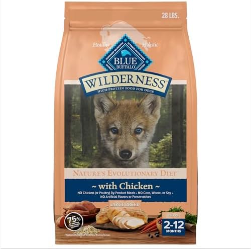 Blue Buffalo Wilderness Natural High-Protein Dry Food for Large B...