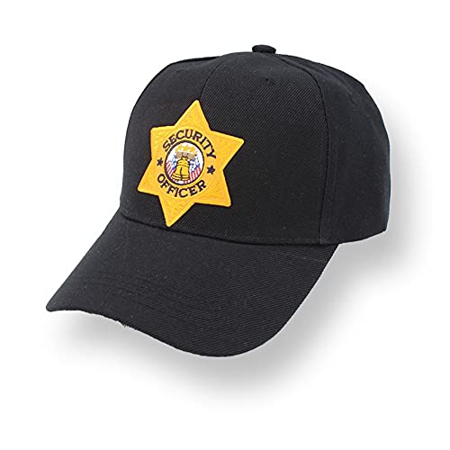 UAW Security Emblem Cap (Black-Gold ID-Security)
