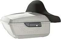 Vista 83 de Moto Onfire Harley Tour Pack King Tour Pack Accesorios Respaldo Pad Fit para Harley Touring 1997+ (Manchado Rojo (Brillante))