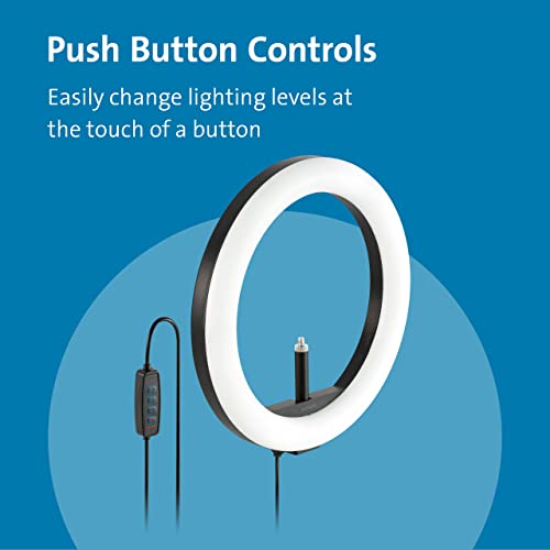 Image of Kensington L1000 Bicolor Ring Light with Webcam Mount for Video Conferencing (K87653WW)