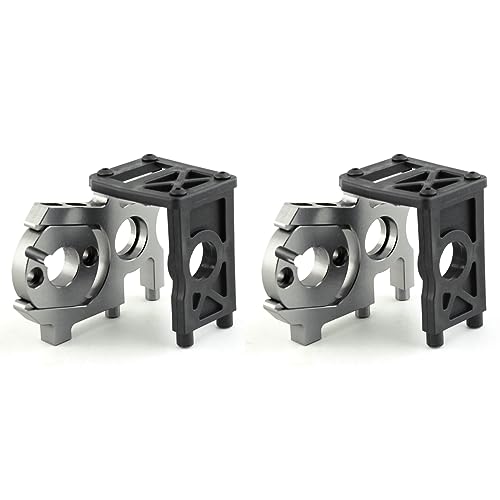 Utopially 2X 1/8 RC Car Off-Road Vehicles Truck Nitro Change Brushless Electric Motor Mount Holder for Hobao Racing