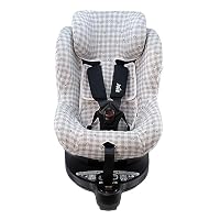 JYOKO Kids Bezug aus Baumwolle, kompatibel mit Joie I-Spin 360 und Joie I-Safe (Picknick Vichy) – Ansicht 2