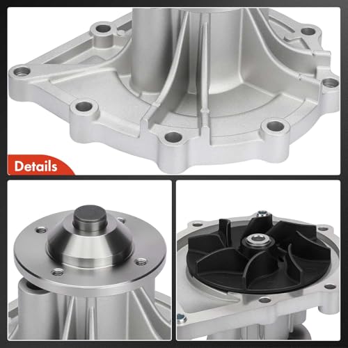 A-Premium Engine Water Pump with Gasket Compatible with International Harvester ProStar 2010-2020