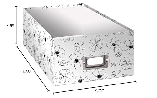 Pioneer Photo Albums B-1BW Photo Storage Box, Floral Design - Image 4
