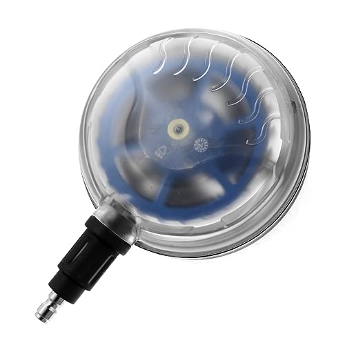 Car Wash Water Brush Washer Rotating Wash 1/4 Swivel Brush Car Cleaner Machine Car Rotating Brush Car Cleaner Nozzle Pressure Cleaner Machine Washing Brush Pp Round to Rotate