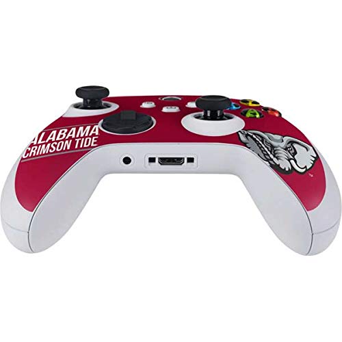 Skinit Decal Gaming Skin Compatible with Xbox Series S Controller - Officially Licensed University of Alabama Crimson Tide Design