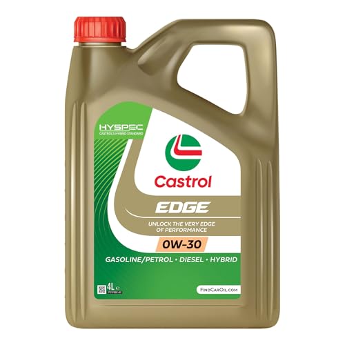 Castrol EDGE 0W-30 Advanced Fully Synthetic Engine Oil Meets ACEA C2 C3 & API SQ Specifications 4L