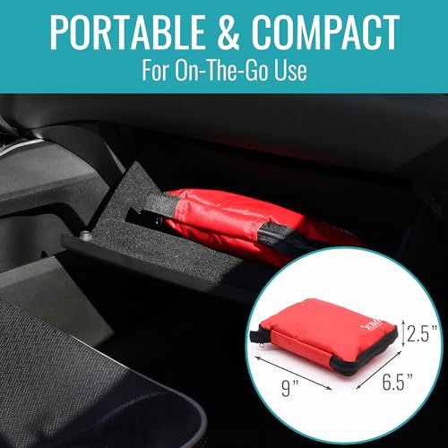 Image of DMI 298-Piece Complete Emergency First Aid Kit, Treats Pain, Swelling, Cuts, Scrapes & Burns, Complete First Aid Guide Included, Clear Pocket Organization, Durable Zippered Travel Bag