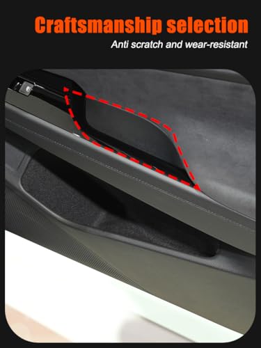 PIUGILH Auto Türgriff Aufbewahrungsbox Geeignet für Volkswagen ID.7 Zubehör,2 Stück Auto Aufbewahrungsbox Organizer,Auto Aufbewahrungsbox für VW Zubehör Autotür Innenrahmen Storage Box (Haustür Box)