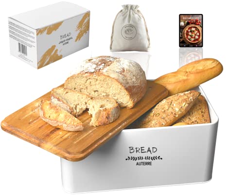 AUTERRE® Paneras para Guardar el Pan 2 en 1 –paneras para Guardar el Pan...