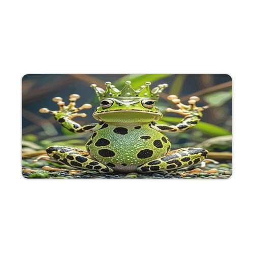 Crown Frog Desk Pad Large Office Desk Mat 30x60cm