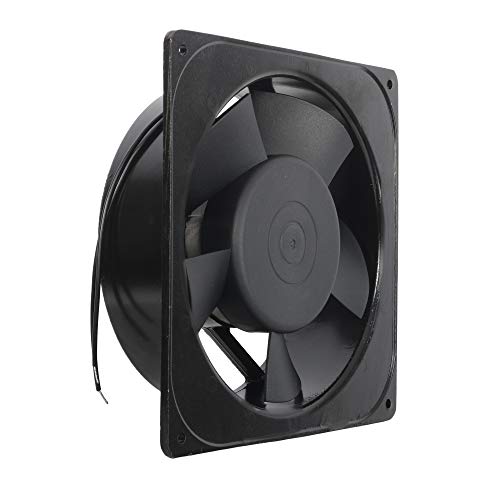 Image of Vendoz AC Small Kitchen Exhaust Aluminium Fan, 6.70 inchinches (17x17x5cm), Black