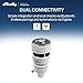 Ecowitt WS90 7-in-1 Weather Station with Bluetooth & Zigbee connectivity, Ultrasonic Wind Monitoring, Haptic rain Detection, Temperature & Humidity Tracking, UV & Illuminance, IPX5, Powered by Shelly