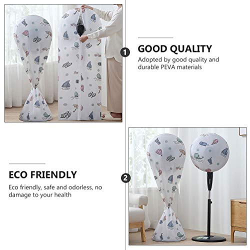 NICEXMAS Ventilador Redondo de PÃ© Tampa Ã  Prova de Poeira Ventilador ElÃ©trico Protetor de Poeira