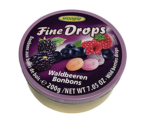 Woogie Caramelos Wild Berry 200 g en Lata Resellable miniatura 3