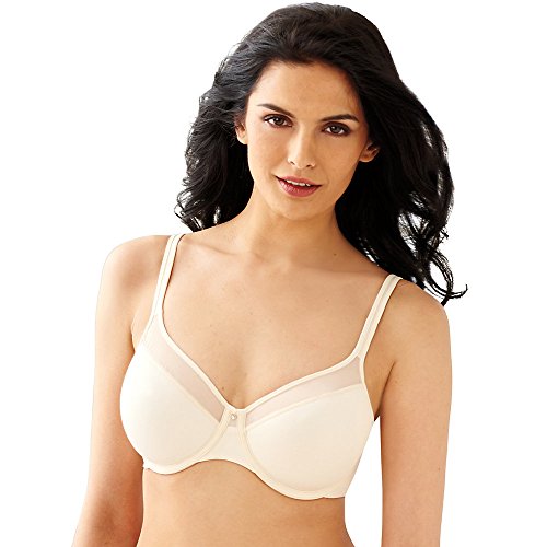 Bali Women`s One Smooth U Ultra Light Illusion Neckline Underwire Bra,3439,40C