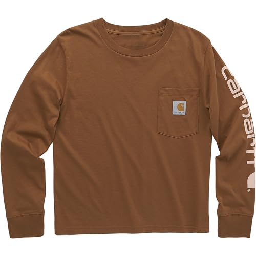 Image of Carhartt Girls Long-Sleeve Pocket Tee T-Shirt