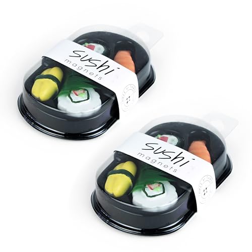 Imanes decorativos Sushi Three by Three Seattle 8 piezas miniatura 1