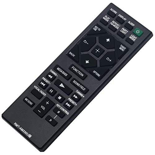 VINABTY RMT-AM330U Replacement Remote Control Compatible with Sony Home Audio System MHC-V11 MHC-V13 MHC-M20 MHC-V21 MHC-V71 MHC-V90W MHC-V77W SHAKE-X10 SHAKE-X30 MHC-V50 MHCV71 MHCV90W MHCV77W - Image 2