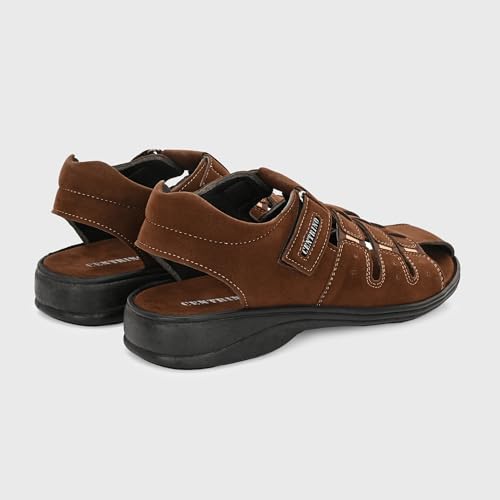 Image of Centrino Sandal for Men | Grip Insole for Stability | Modern Look with Straps | Comfortable Casual look sandal for Men's (9267)