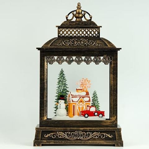 ZQQLITE Christmas Snow Globe Lantern Cover