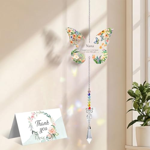 Birthday Gifts for Nana Crystal Suncatcher Nana Gifts Presents for Nana on Mothers Day Valentines Christmas Ideal Mother Gifts