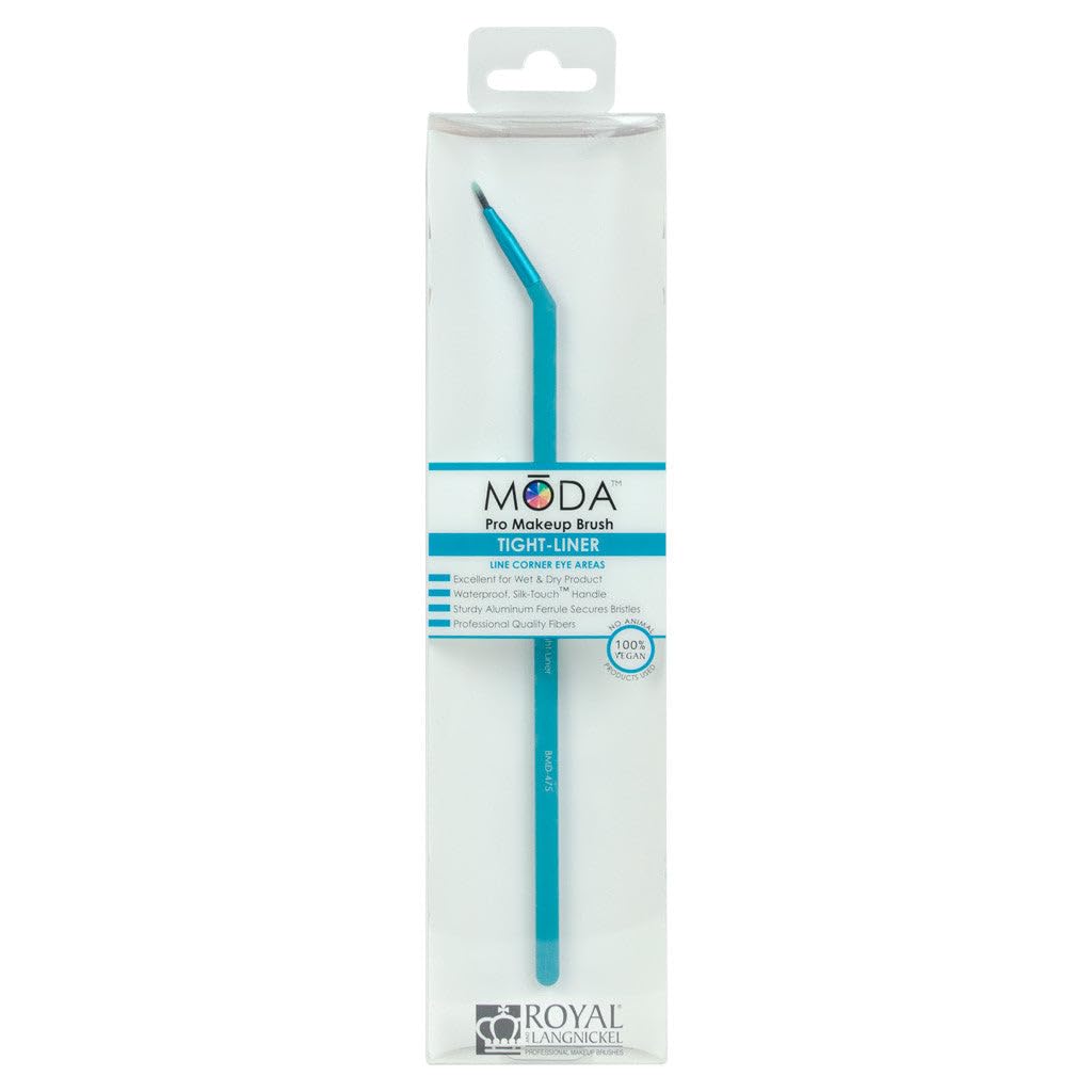 Royal & Langnickel Moda Tight Liner Makeup Brush, turquoise - Image 3