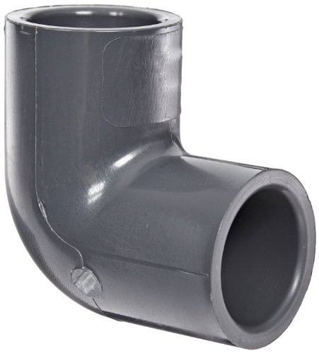 Spears 806 Series PVC Pipe Fitting, 90 Degree Elbow, Schedule 80, 3/4
