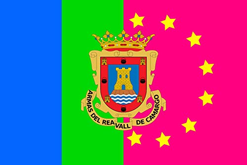 Drapeau Camargo grand format pavillon officiel en textile résistant