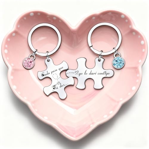 Variante de XQXQXZ llaveros personalizados pareja casa