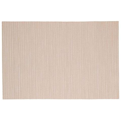 ROSE & TULIPANI - BRUNCH Placemat Sand 30 x 45 cm in Textilene Set of 12 pcs Cover