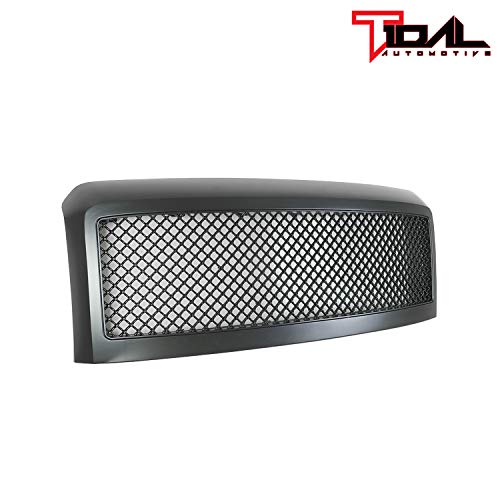 Eag Replacement Mesh Grille Black Front Hood Upper Grill Fit For 08-10 Super Duty #TOP3