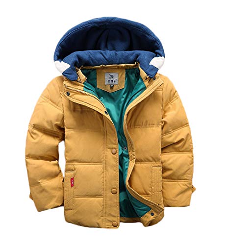 Valentina Kids Winter Latest Thicken Hooded Jacket Warm Quilted Coat Casual Outdoor Cool Cute for Boys Girls Autumn Spring Yellow Valentina Kids Winter Latest Thicken Hooded Jacket Warm Quilted Coat Casual Outdoor Cool Cute for Boys Girls Autumn Spring Yellow