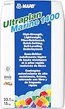 MAPEI Ultraplan Marine 1400, fiber-reinforced, high-strength, lightweight, quick-setting, self-leveling underlayment for smoothing and leveling interior ship decks 33 lb. bag