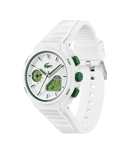 Lacoste LC33 Qtz Basic Round Dial Men's Watch White - Image 4