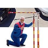 Schwerlast-Abschleppstange für Fahrzeug-Recovery, Anti-Kollisions-Design mit einfacher Installation und schneller Demontage, 3T bis 50T Kapazität